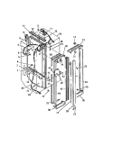 LINER MOULDINGS Diagram and Parts List for FPE26VWCW1  Frigidaire Refrigerator