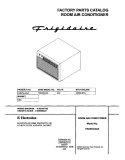 COVER Diagram and Parts List for FAS254J2A4  Frigidaire Air Conditioner