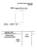 COVER Diagram and Parts List for GLWS1979AS2  Frigidaire Washer
