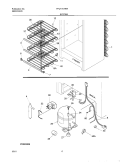 SYSTEM Diagram and Parts List for FFU17D7HW3  Frigidaire Freezer
