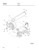 MOTOR Diagram and Parts List for SGR341AQ4  Westinghouse Dryer