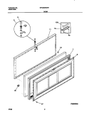 DOOR Diagram and Parts List for GFC20M4GW1  Gibson Freezer