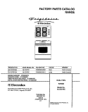 COVER Diagram and Parts List for GLCS376CSA  Frigidaire Range