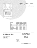 COVER Diagram and Parts List for GLES389FQB  Frigidaire Range