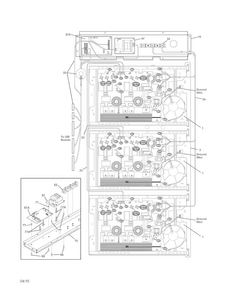 Controls/induction Units Diagram and Parts List for E36IC80QSS0  Electrolux Cooktop