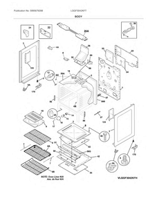 Part Location Diagram of 5304516080 Frigidaire HARNESS