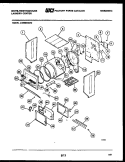 CABINET AND COMPONENT PARTS Diagram and Parts List for LG600MXD2  Frigidaire Washer Dryer Combo