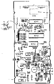 Power And Control Circuit Board Diagram and Parts List for 5648898611  Kenmore Microwave