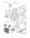 LOWER OVEN Diagram and Parts List for EW30EW65GB4  Electrolux Wall Oven