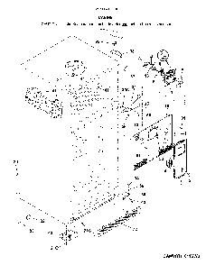 Cabinet Diagram and Parts List for 2536041961A  Kenmore Refrigerator