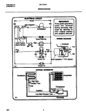 WIRING DIAGRAM Diagram and Parts List for MFC13M4FW2  Frigidaire Freezer