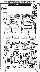 Control Circuit Board Diagram and Parts List for 5649997810  Kenmore Microwave