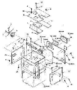 Cavity Parts-a Diagram and Parts List for 5648688310  Kenmore Microwave