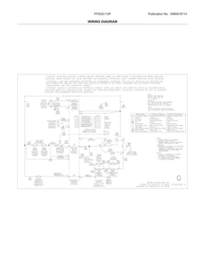 Wiring Diagram Diagram and Parts List for FFSG5115PA1  Frigidaire Dryer