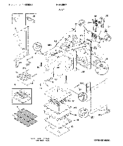 Body Diagram and Parts List for FFEH3054UBB  Frigidaire Range