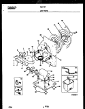 UNIT PARTS Diagram and Parts List for WED15P3  Frigidaire Dehumidifier