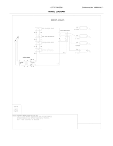 Wiring Diagram Diagram and Parts List for FGDS3065PFM  Frigidaire Range