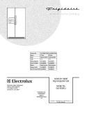 COVER Diagram and Parts List for GLHS39EJPB0  Frigidaire Refrigerator