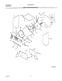 DRY CAB, DRM, HTR Diagram and Parts List for MLXE42REW6  Uni Washer Dryer Combo