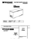 COVER Diagram and Parts List for GFC09M3EW0  Gibson Freezer