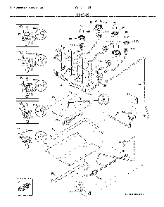 Burner Diagram and Parts List for GCRG302LAFB  Frigidaire Range