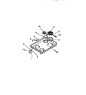COOK TOP, SURFACE UNITS, DRIP PANS Diagram and Parts List for REG46CW0  Frigidaire Range