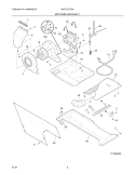 MOTOR / BLOWER / BELT Diagram and Parts List for MEX731CFS0  Uni Washer Dryer Combo