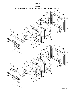 Doors Diagram and Parts List for 79049529316  Kenmore Wall Oven