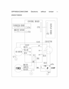 Wiring Diagram Diagram and Parts List for 25376110413  Kenmore Air Conditioner