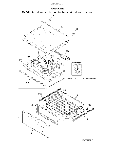 Top/drawer Diagram and Parts List for 79094192317  Kenmore Range