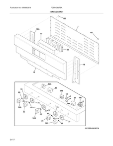Part Location Diagram of 808373701 Frigidaire BRACKET