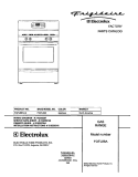 COVER Diagram and Parts List for FGFL88ACA  Frigidaire Range