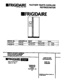 COVER Diagram and Parts List for FRS24ZSFW0  Frigidaire Refrigerator