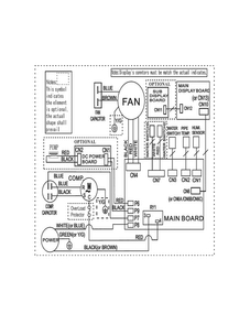 Wiring Diagram Diagram and Parts List for CAD504DWD12  Frigidaire Dehumidifier