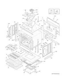 Part Location Diagram of 139008709 Frigidaire TRIM