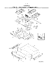 Top/drawer Diagram and Parts List for 7903261331C  Kenmore Range