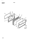 DOOR Diagram and Parts List for 30-2241-00-05  Tappan Range
