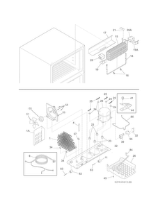 System Diagram and Parts List for 25360412410  Kenmore Refrigerator