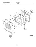 Part Location Diagram of 316452811 Frigidaire DOOR ASSEMBLY