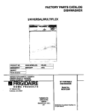 COVER Diagram and Parts List for MDB122RFS1  Frigidaire Dishwasher