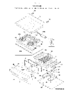 Top/drawer Diagram and Parts List for 79095052315  Kenmore Range