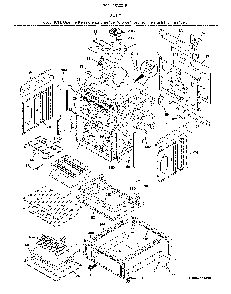 Body Diagram and Parts List for 7904253331B  Kenmore Range