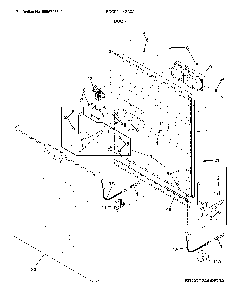 Door Diagram and Parts List for FGCD2444SA3A  Frigidaire Dishwasher