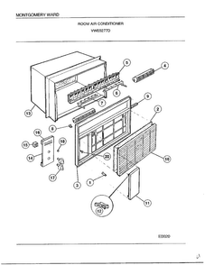 Part Location Diagram of 5300363301 Frigidaire DISCONTINUED