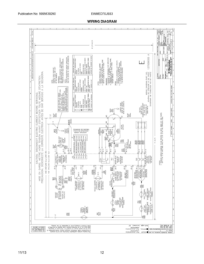 07 - WIRING DIAGRAM Diagram and Parts List for EWMED70JSS3  Frigidaire Dryer