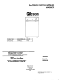 COVER Diagram and Parts List for GWX933AS0  Gibson Washer