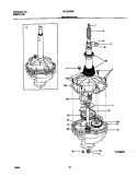 P17M0007 TRANSMISSION Diagram and Parts List for MLXE42RED5  Frigidaire Washer Dryer Combo