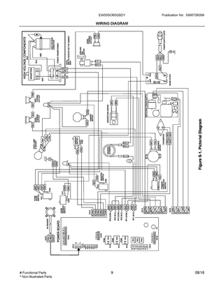 Wiring Diagram Diagram and Parts List for EW30SO60QSDY  Frigidaire Microwave