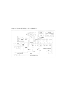Wiring Diagram Diagram and Parts List for LAD504DUL11  Frigidaire Dehumidifier