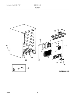 Part Location Diagram of 5304522384 Frigidaire SWITCH